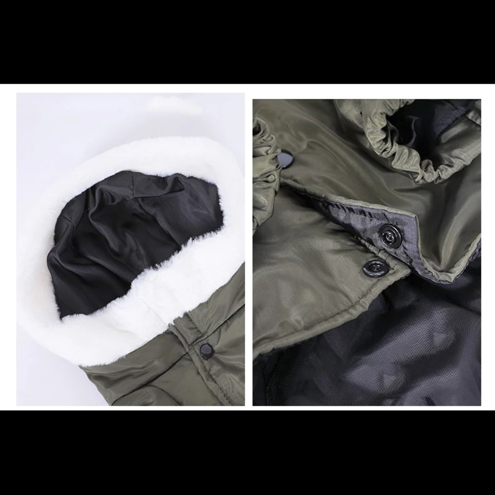 Dog Winter Hoodie Jacket - Picture 9 of 14